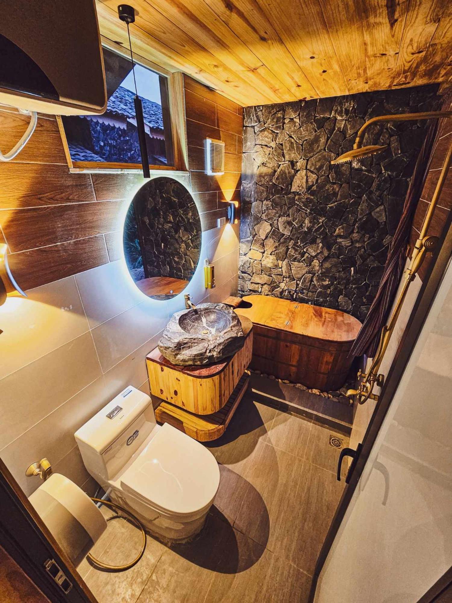 Chien'S Lodge Du Gia Làng Cac Extérieur photo