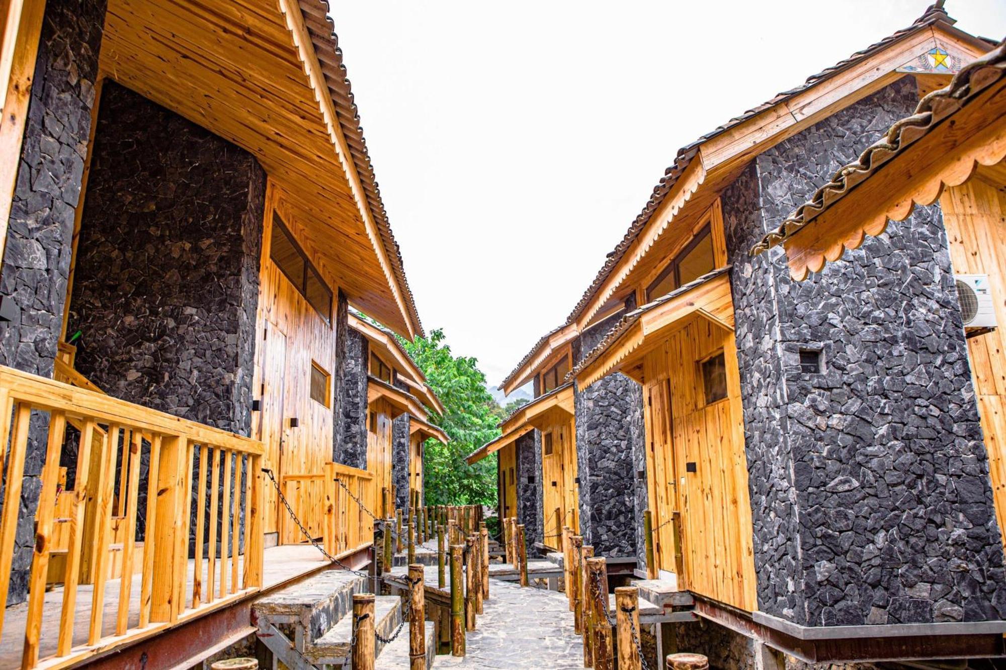 Chien'S Lodge Du Gia Làng Cac Extérieur photo