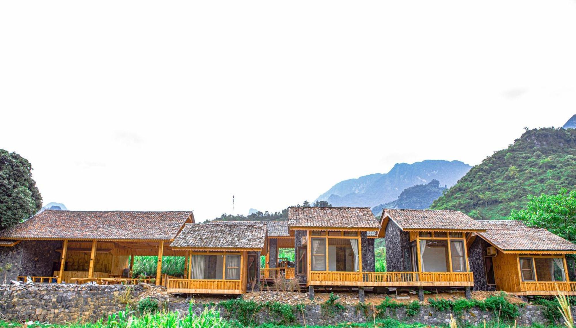 Chien'S Lodge Du Gia Làng Cac Extérieur photo