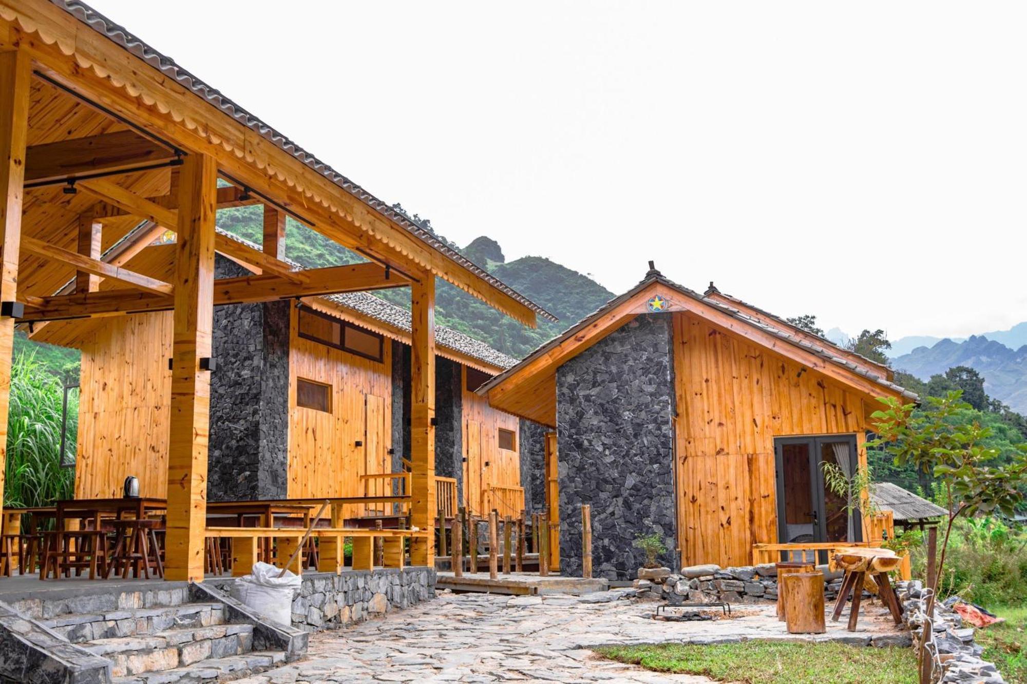 Chien'S Lodge Du Gia Làng Cac Extérieur photo