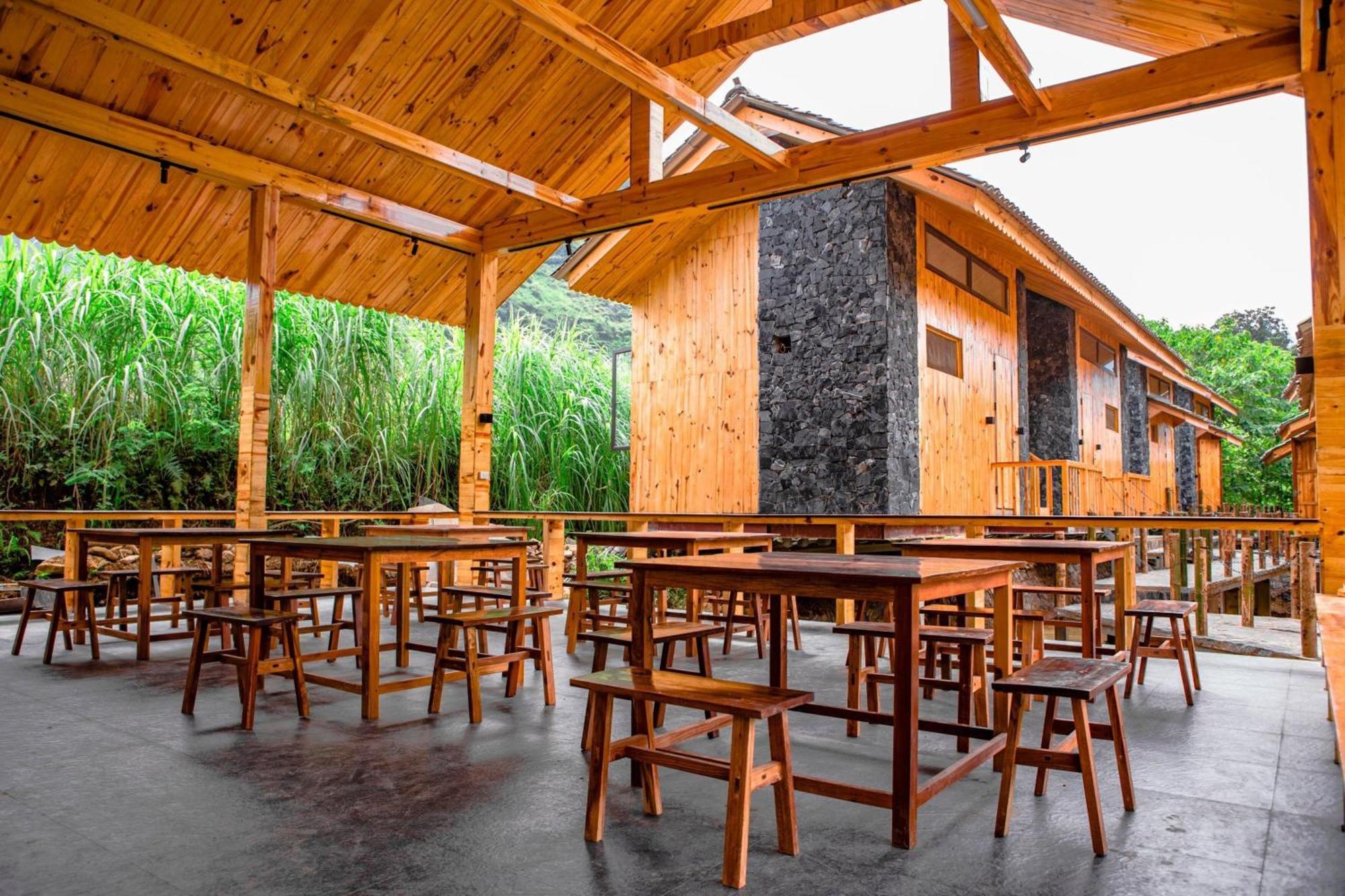 Chien'S Lodge Du Gia Làng Cac Extérieur photo